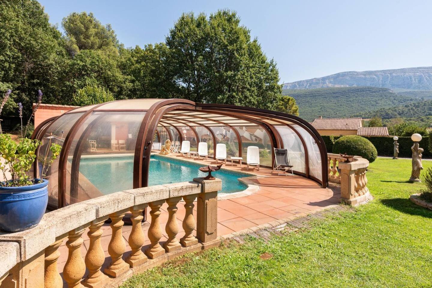 Chambre Et Table D'Hotes Villa Pomponette Nans-les-Pins Exteriér fotografie