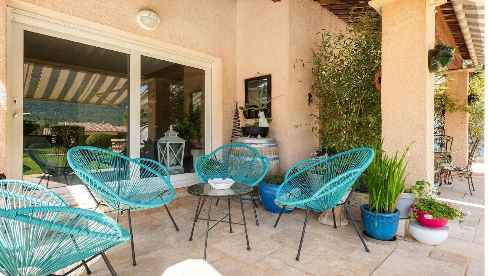 Chambre Et Table D'Hotes Villa Pomponette Nans-les-Pins Exteriér fotografie