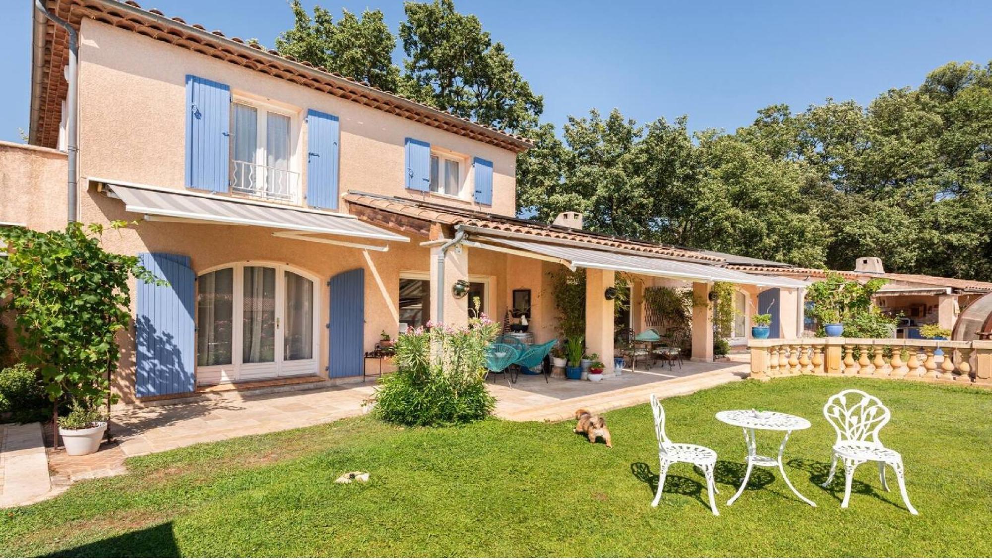 Chambre Et Table D'Hotes Villa Pomponette Nans-les-Pins Exteriér fotografie
