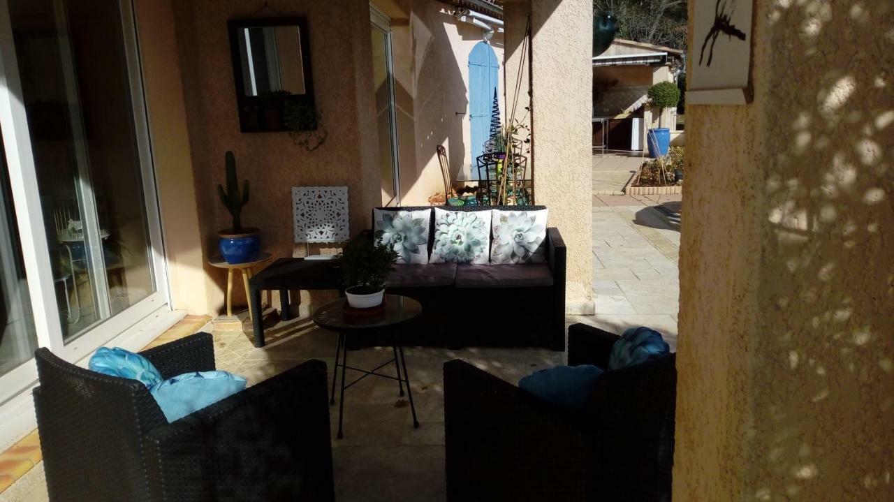 Chambre Et Table D'Hotes Villa Pomponette Nans-les-Pins Exteriér fotografie